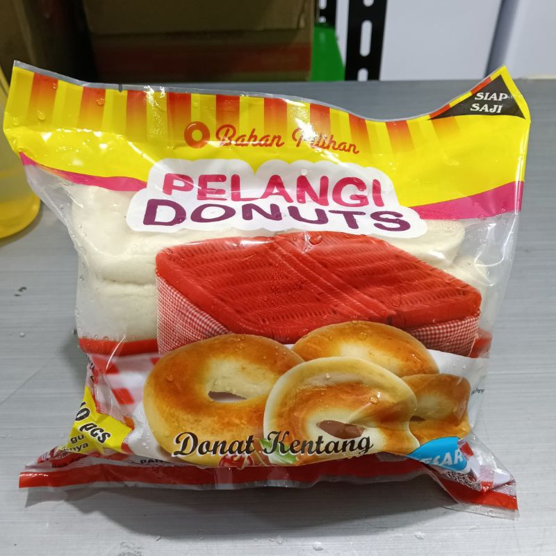 

Donuts Kentang Jumbo Pelangi isi 10 / Donat Kentang Frozen Enak