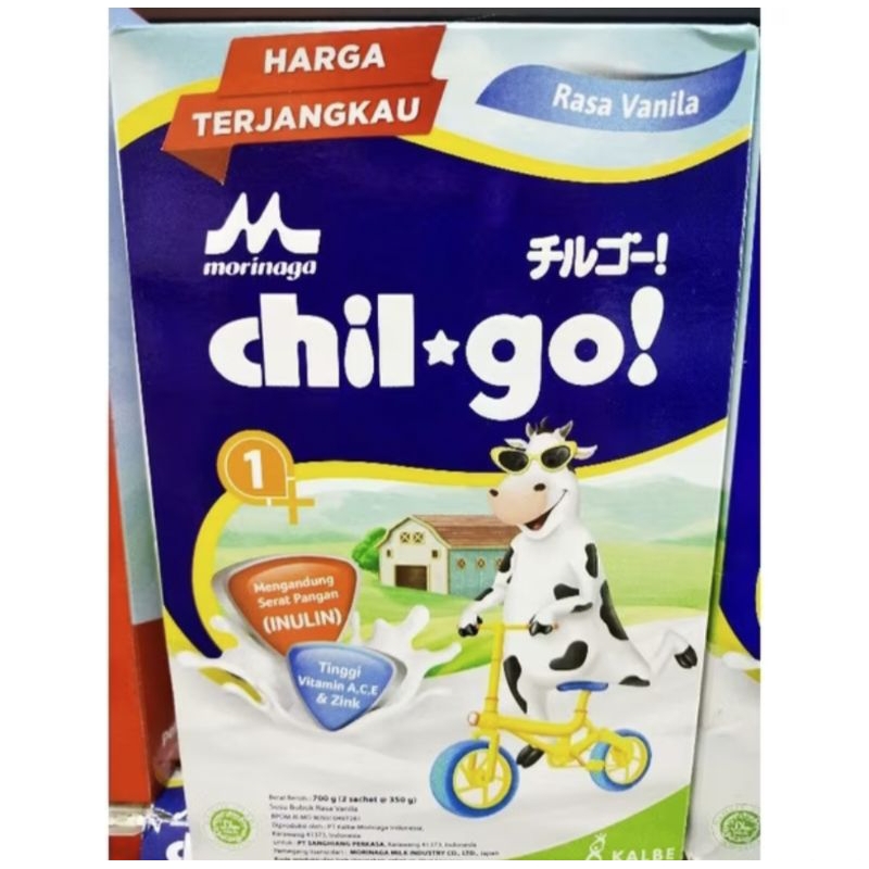 

660gr Morinaga Chil Go 1+ Susu Bubuk Anak Usia 1 - 3 Tahun