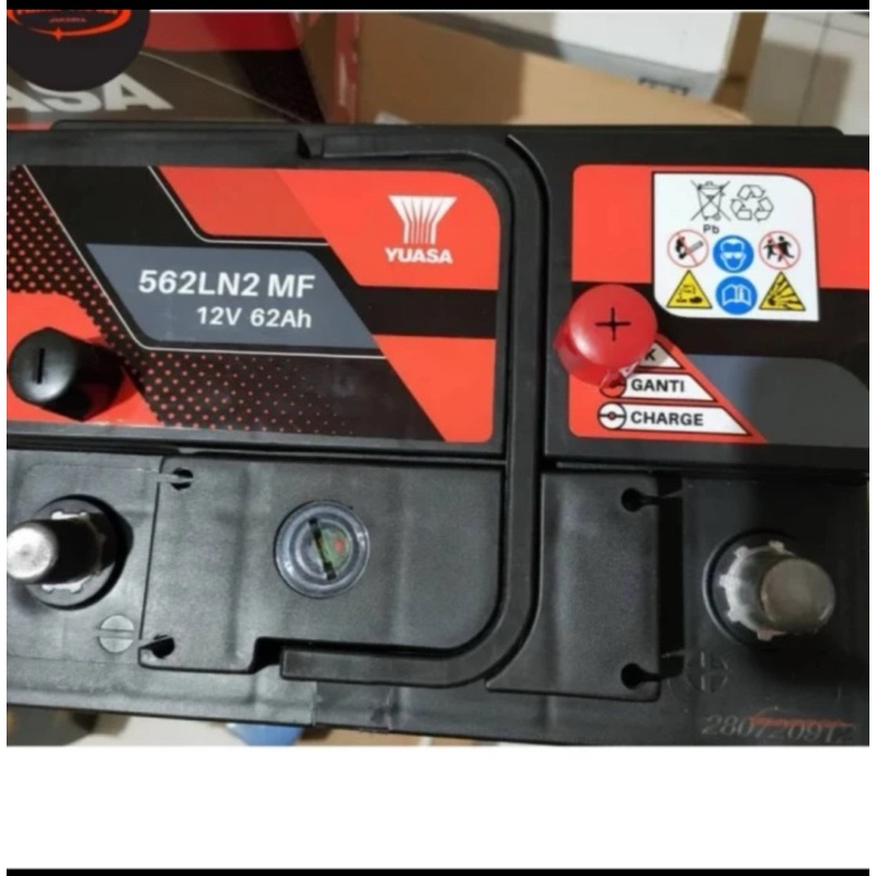 Aki Kering Mobil Yuasa 562LN2 LN2 12V 62Ah Innova Reborn Bensin