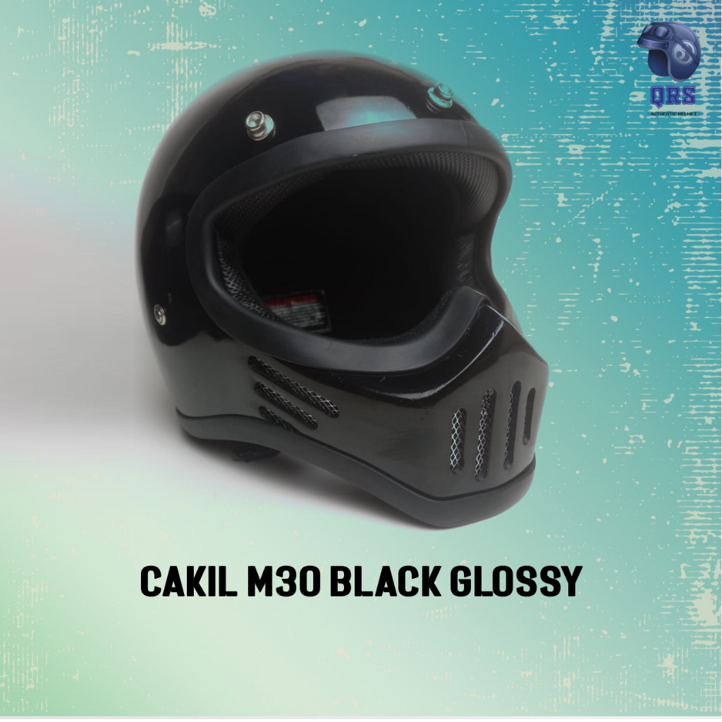 HELM CAKIL M30 BANDIT CUSTOM RETRO FULLFACE