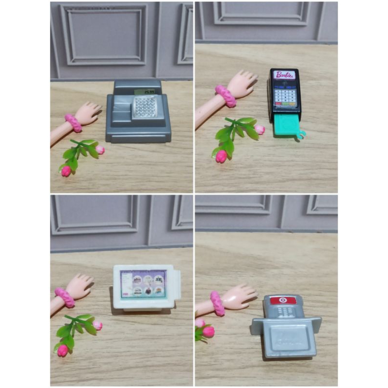 Aksesoris Barbie/perintilan Barbie/ miniatur kasir barbie