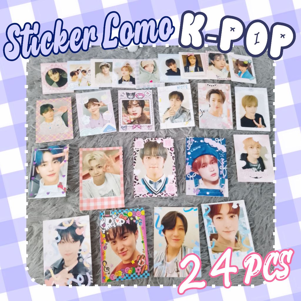 

STICKER lucu Kpop newjeans nct dream aespa dll lomo sticker