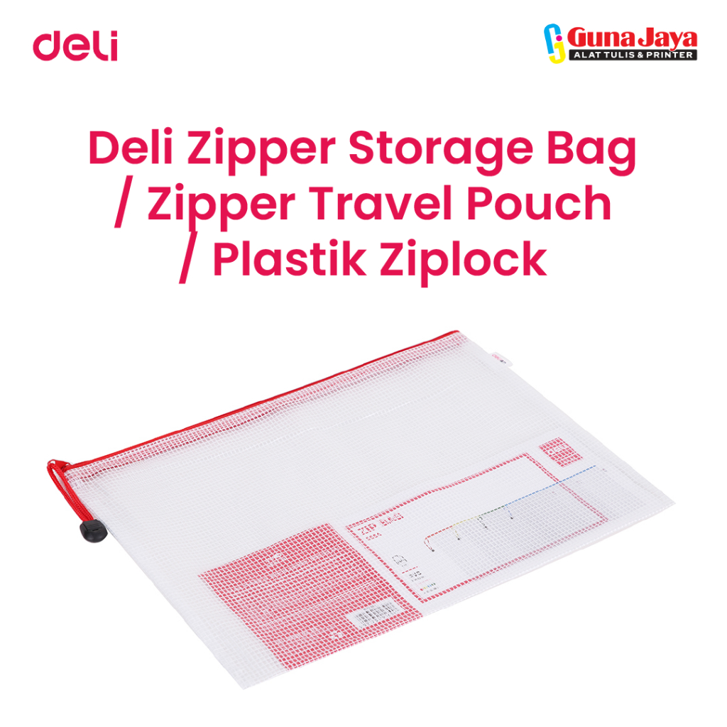 

DELI E-5654 ZIPPER BAG A4