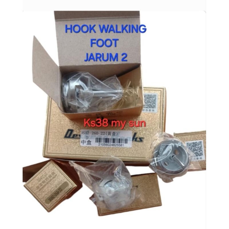 hook walking foot jarum 2 bagus 1pcs