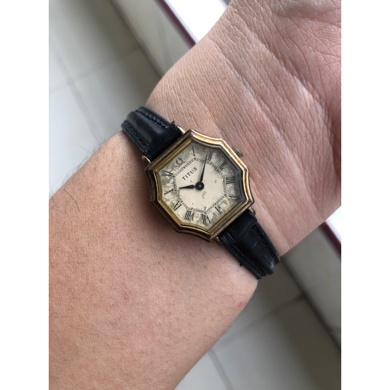 jam titus manual wind original wanita