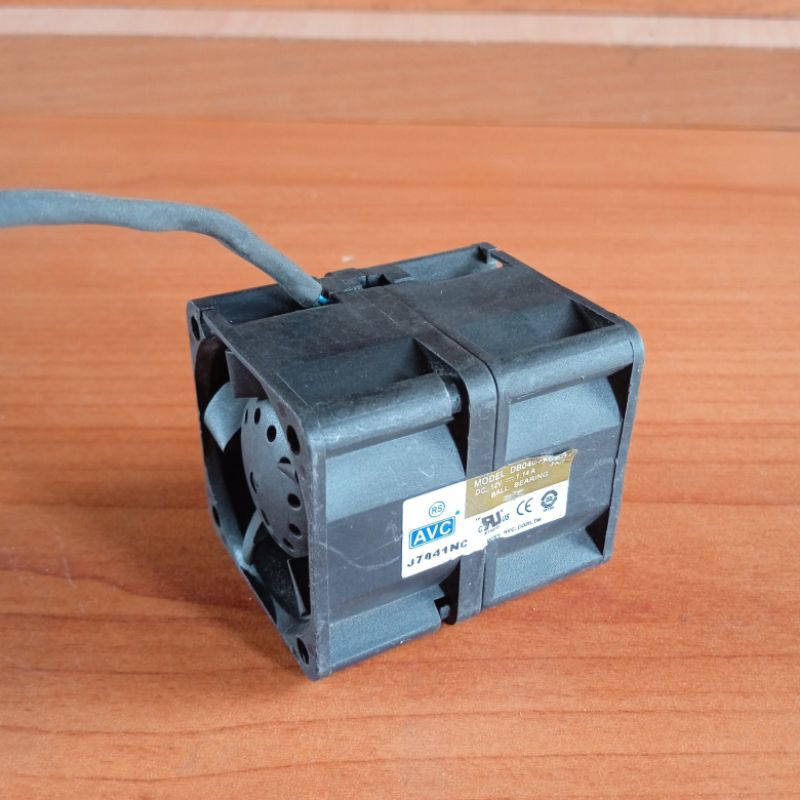 Kipas AVC Dobel DC12V 1.14A 4x4cm Panjang 4.8cm