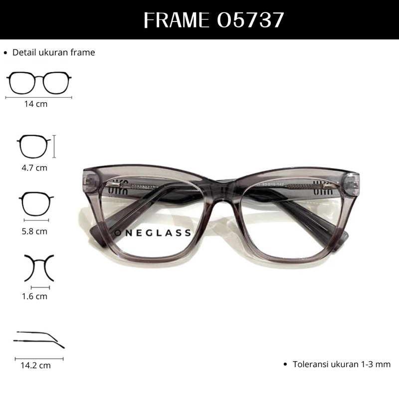 Oneglass - Frame Kacamata O5737 Perempuan