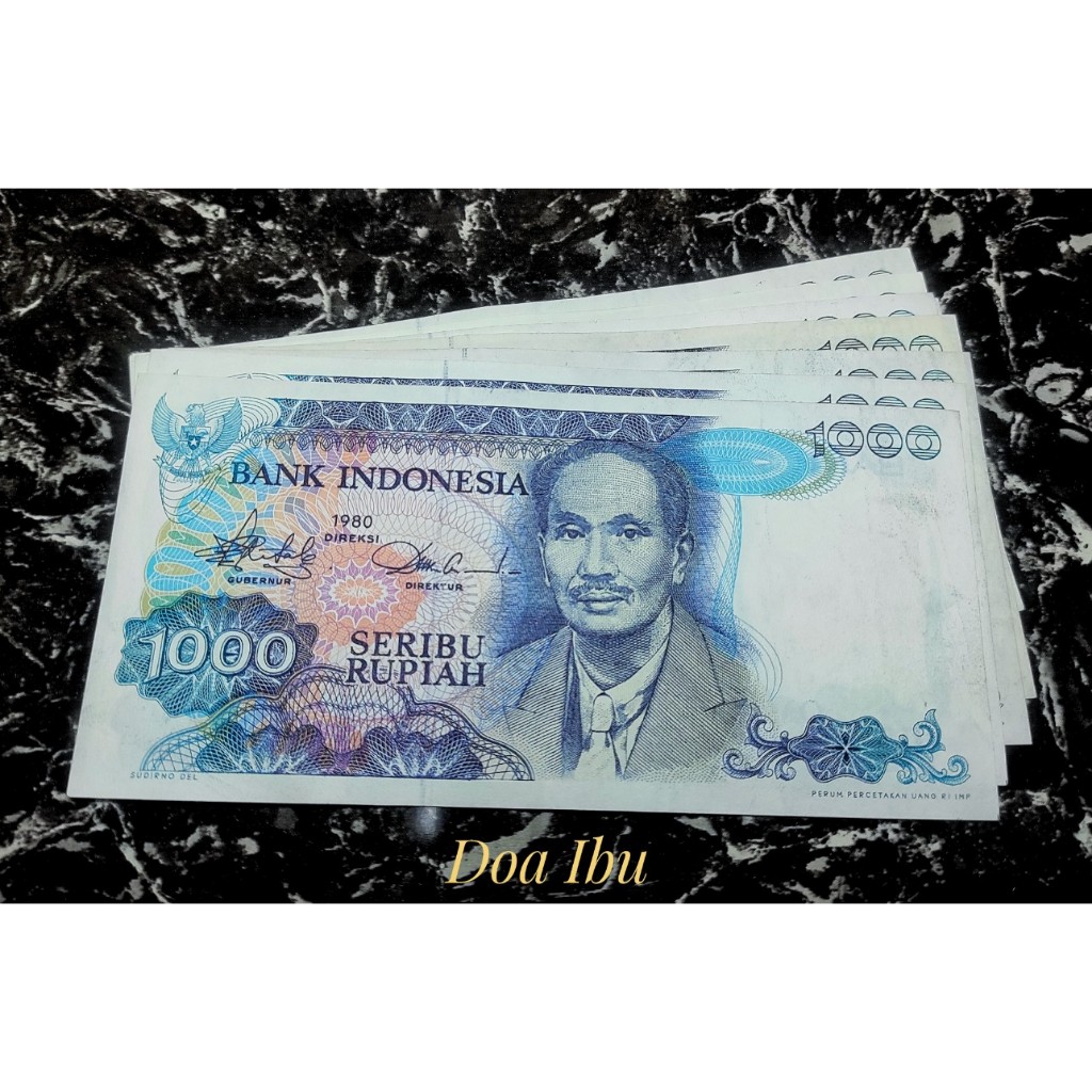 1000 rupiah sutomo 1980 #asli