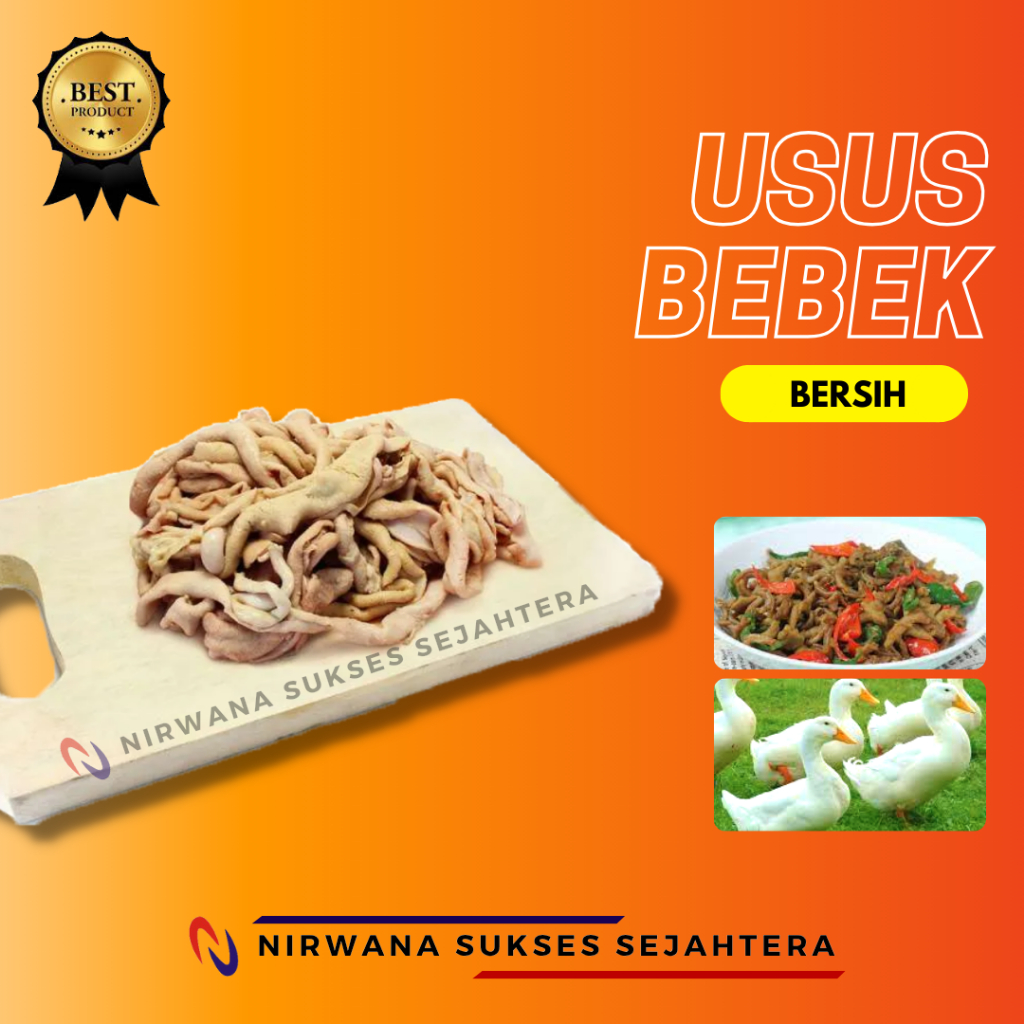 

USUS BERSIH BEBEK PEKING / PEKING DUCK INTESTINE