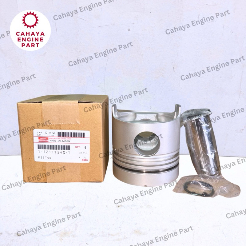 PISTON ASSY - SEHER SET ISUZU GENUINE PARTS 4BD1 | 6BD1