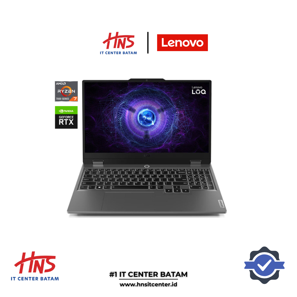LENOVO LOQ 15ARP9-83JC001YID AMD RYZEN 7-7435HS 12GB 512GB RTX 4060 8GB 15.6" FHD 144Hz