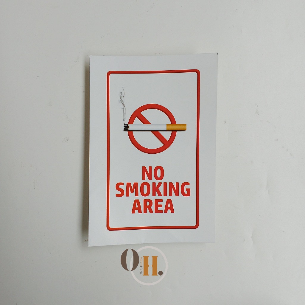 

Stiker No Smoking Area - Dilarang Merokok - Terima Kasih Tidak Merokok