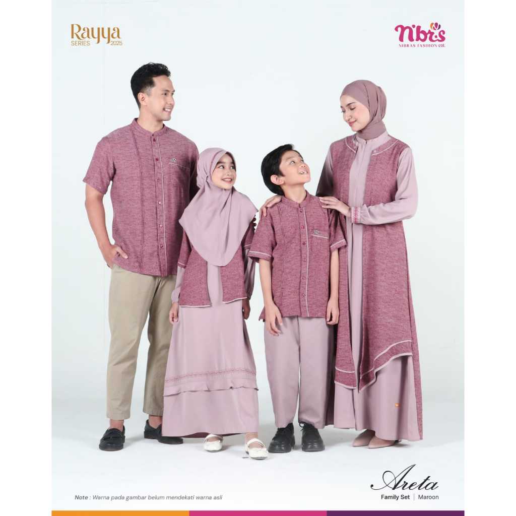 Rayya Family Set Maroon BY NIBRAS