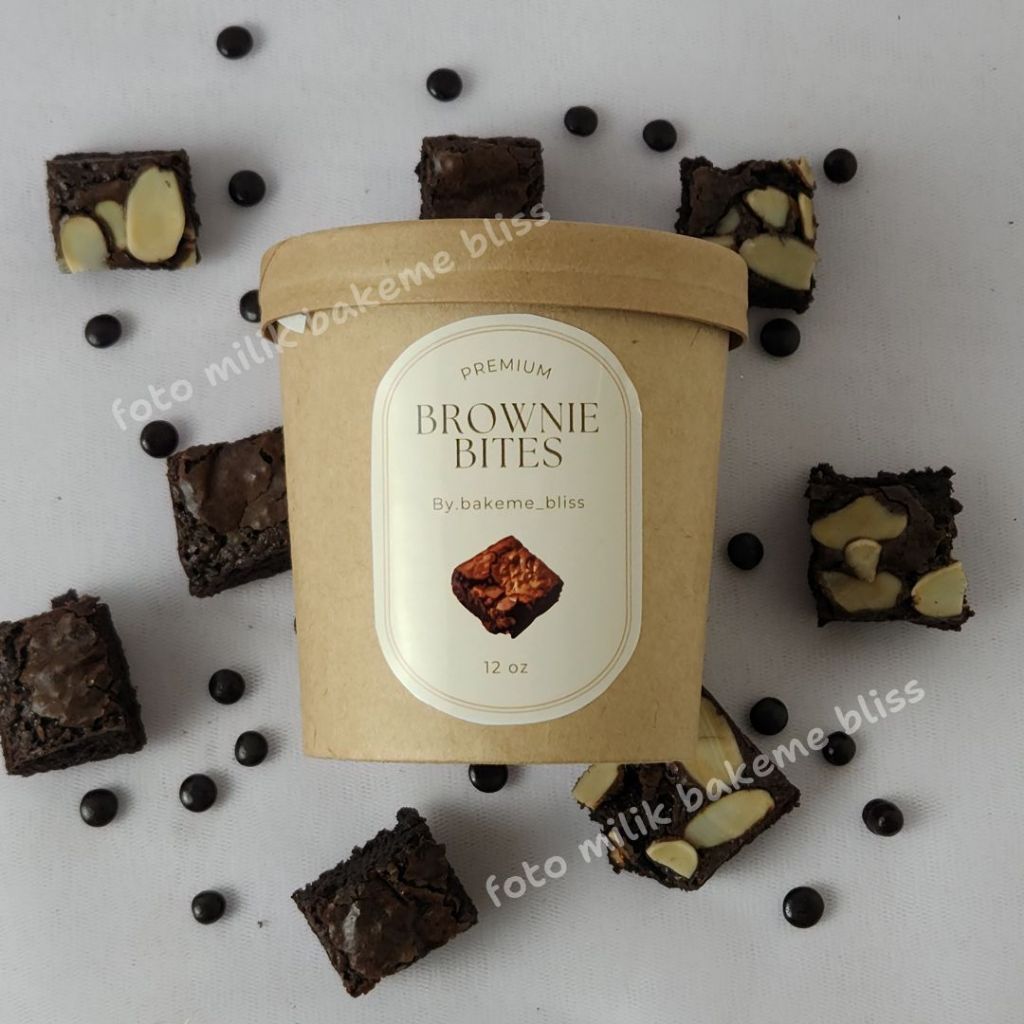 

Brownie Bites 12 oz - Hadiah & cemilan kekinian By Bakemebliss