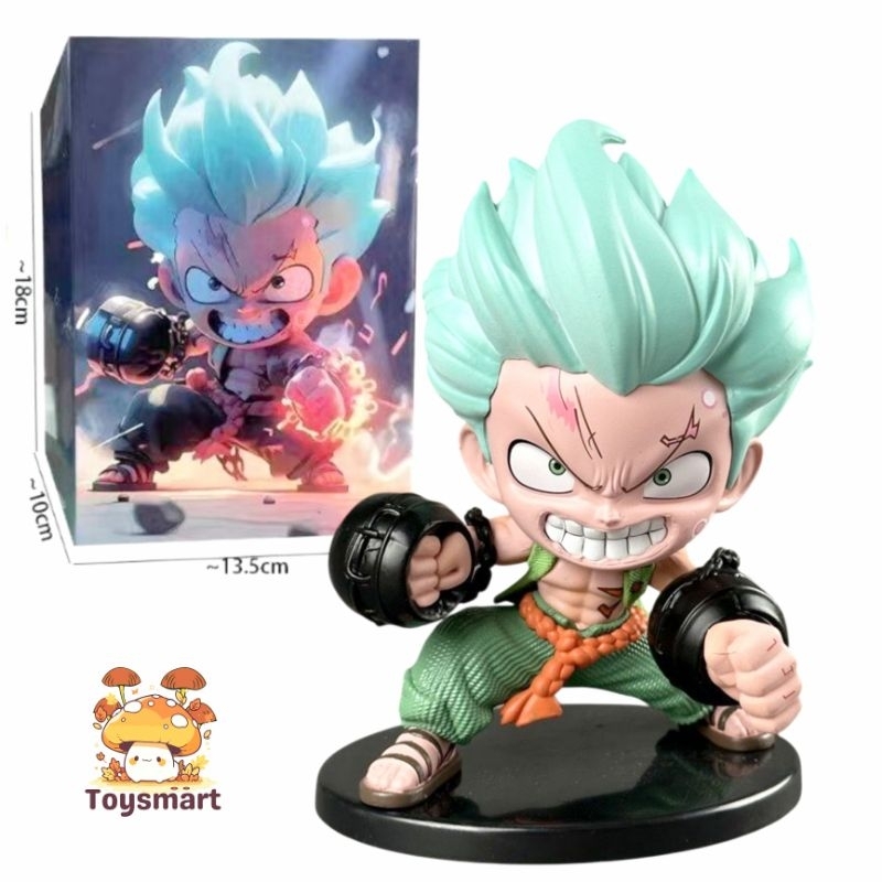 Action Figure Statue One Piece Rorona zoro Chibi Borgol Shackle Figure Anime Zoro Rorona zoro One Pi