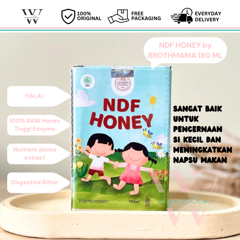 

NDF Honey by Broth Mama | Meningkatkan Napsu Makan & Memperbaiki Pencernaan