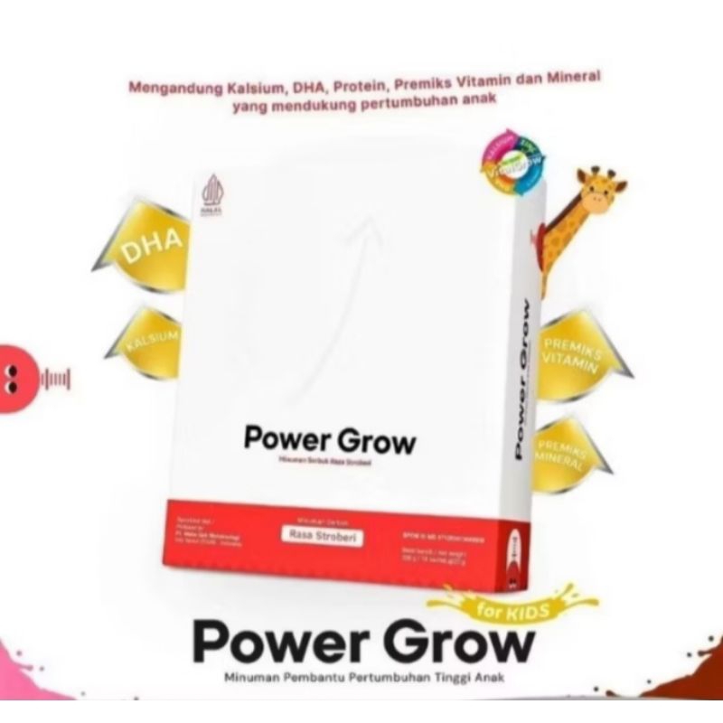 

power grow kids dan tens susu peninggi badan original (isi 10 sachet)