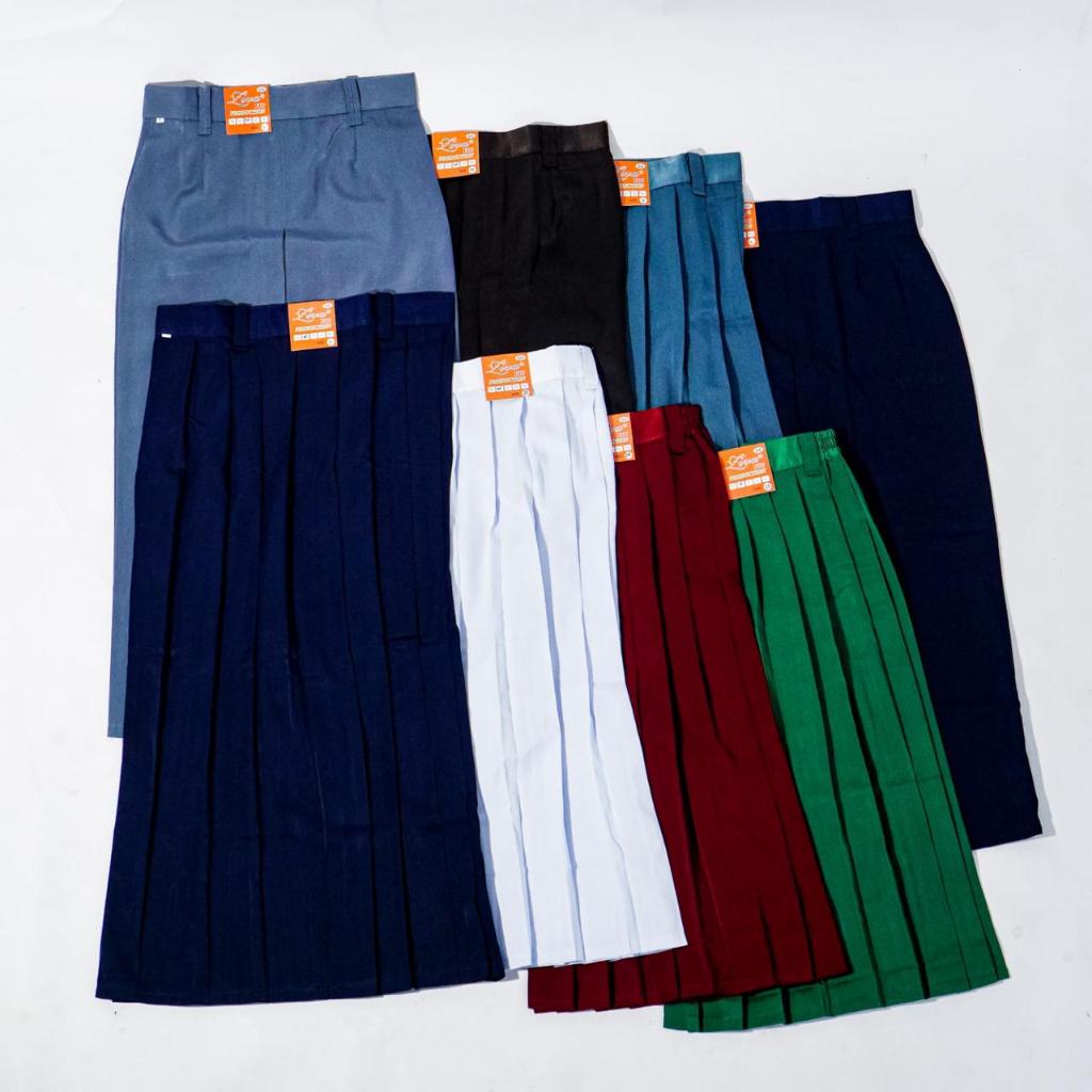 ROK SERAGAM SEKOLAH HITAM FULL REMPEL SMP/ SMA / ROK MURAH / ROK VIRAL