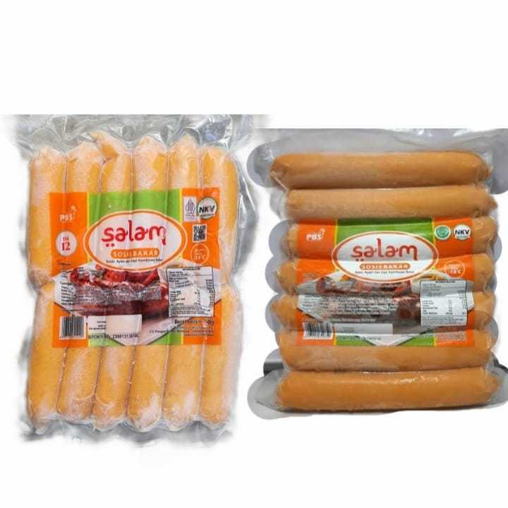 

Sosis Bakar Salam 500gr isi 7 dan 12