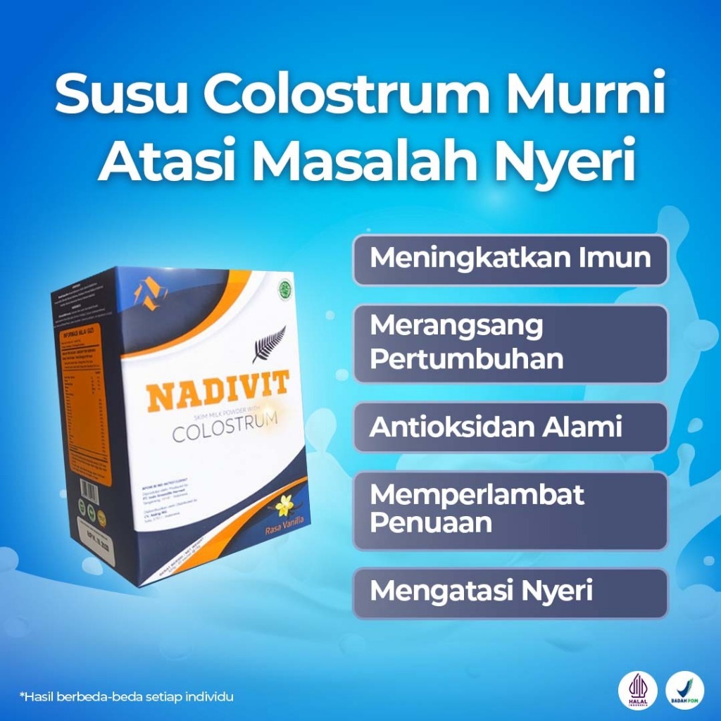

Susu Kolostrum NADIVIT Colostrum 100% Asli Original AGEN RESMI