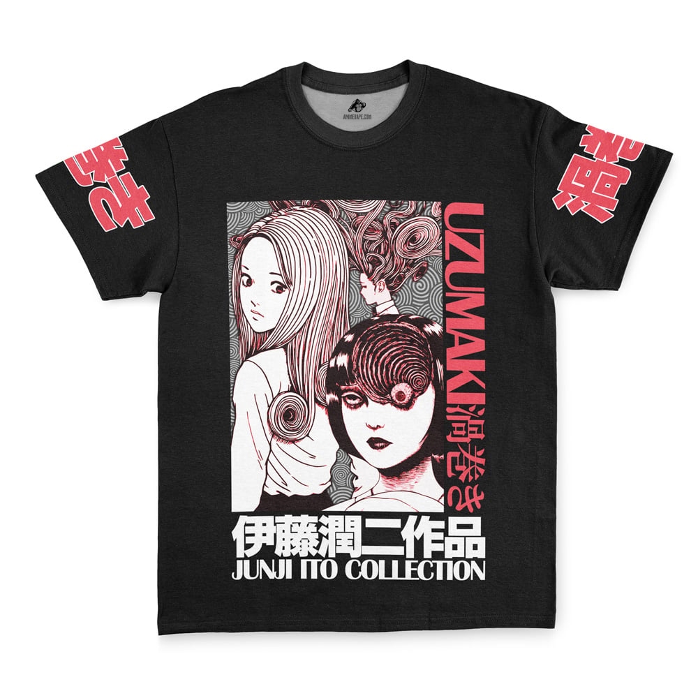 KAOS T-SHIRT ANIME UZUMAKI JUNJI ITO 100% COTTON