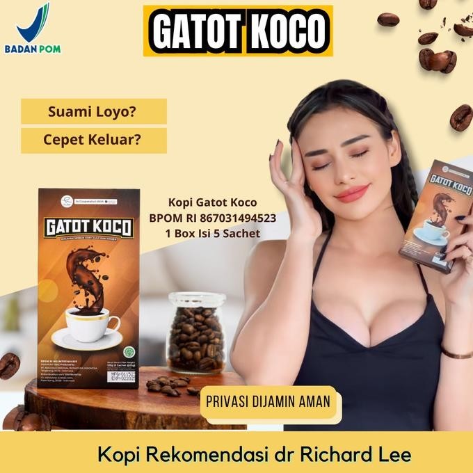 

Kopi Gatot Koco 1 Box @ 5 Sachet - Dr. Richard Lee - 100% Original Asli