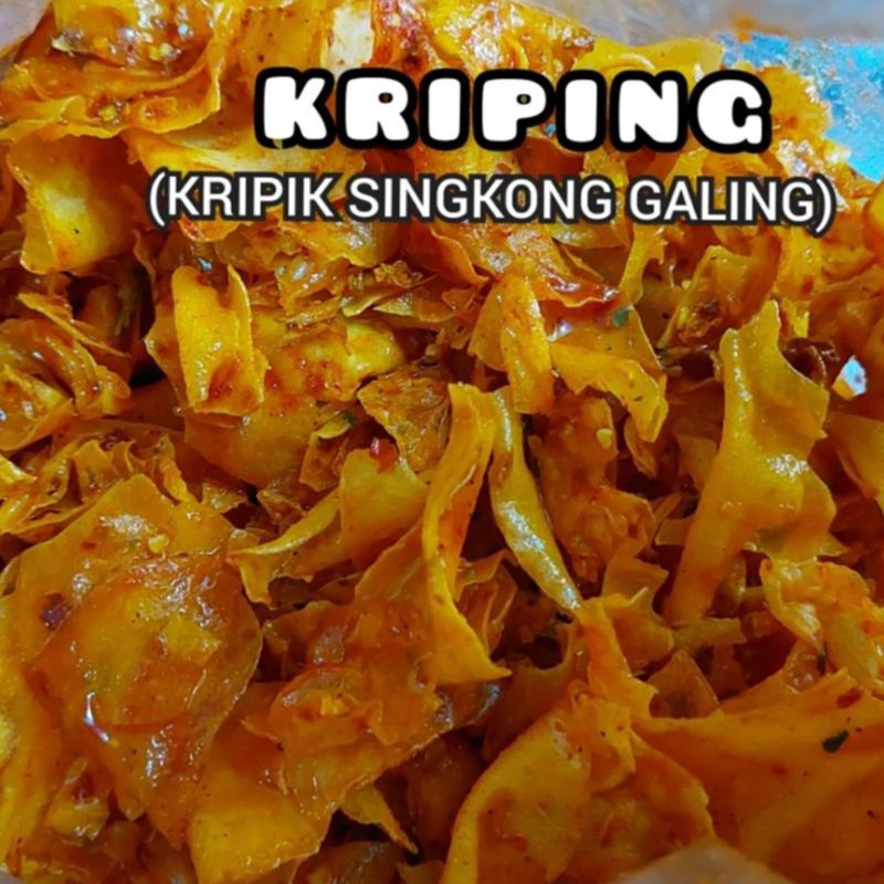 

KERIPIK SINGKONG GALING PEDAS DAUN JERUK / KERIPIK VIRAL 250 gram / SNACK KILOAN MURAH