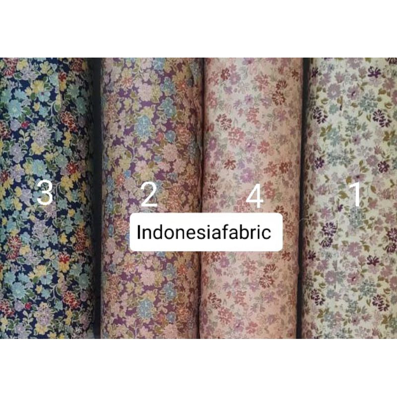 Kain Katun Jepang motif KJ446 tokai senko japan cotton ori bahan gamis tunik mukena daster piyama se