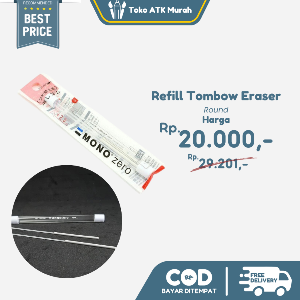 

Arm Tombow Mono Zero Eraser 2.3mm - Refill
