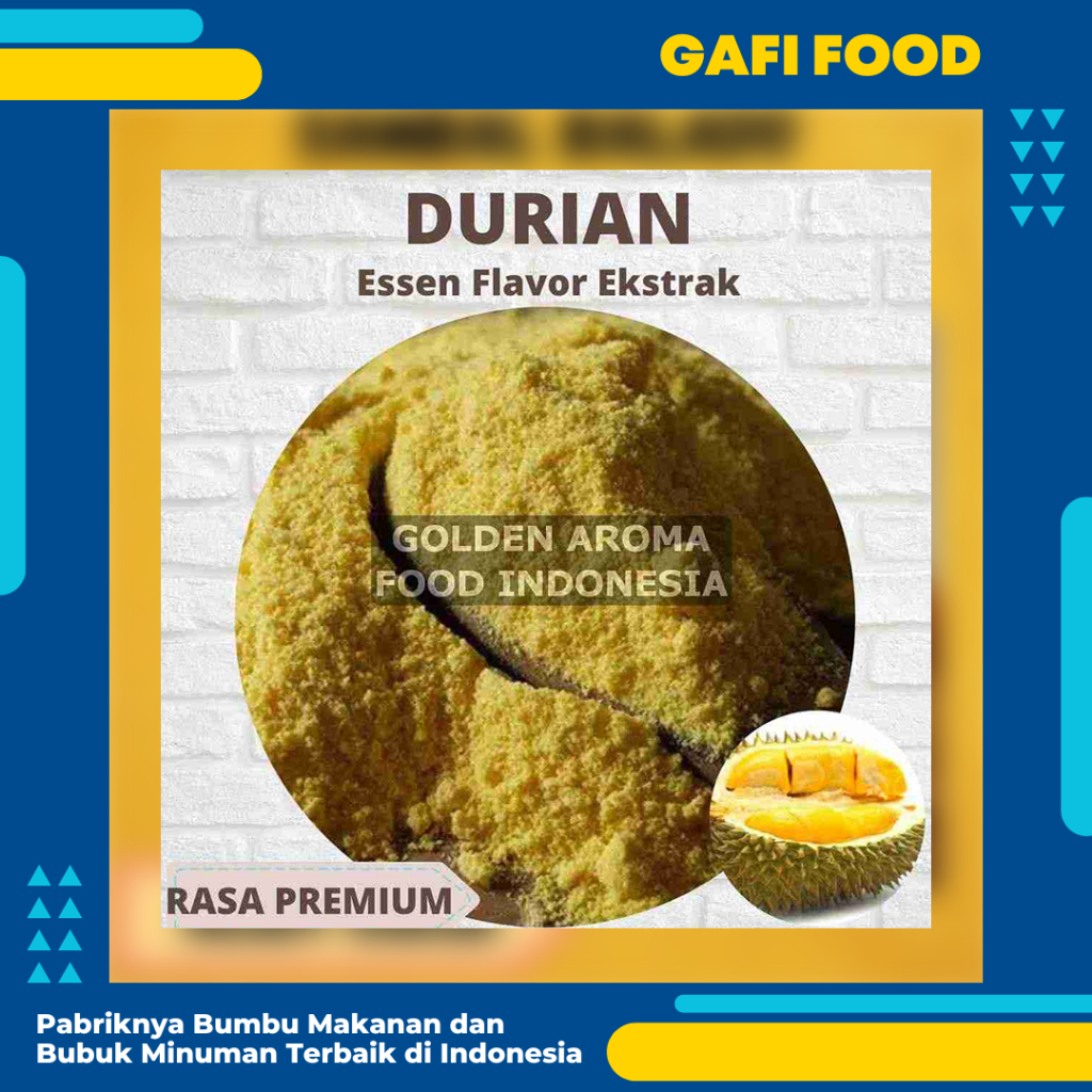 

Bubuk Durian 500gr Essence Flavour Ekstrak 1/2 kg Durian Essen Flavor Extract Pure