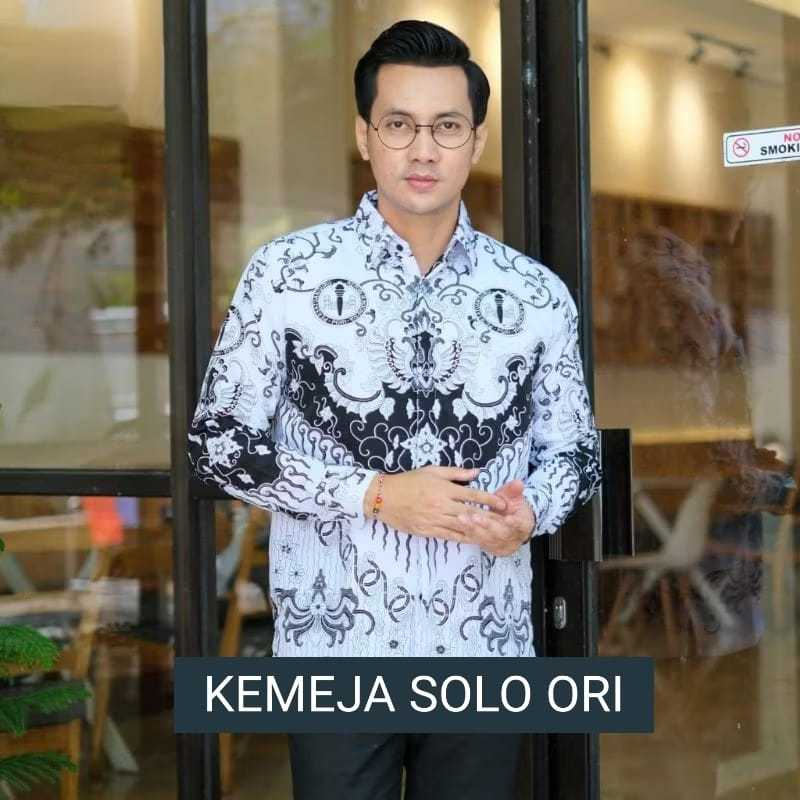 KEMEJA PRIA PGRI KUSUMA BANGSA / BATIK PGRI PRIA TERBARU / BAJU BAPAK GURU