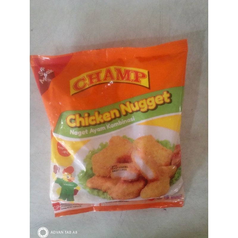 

Champ Nugget Nuget Naget Ayam Kombinasi 225gr