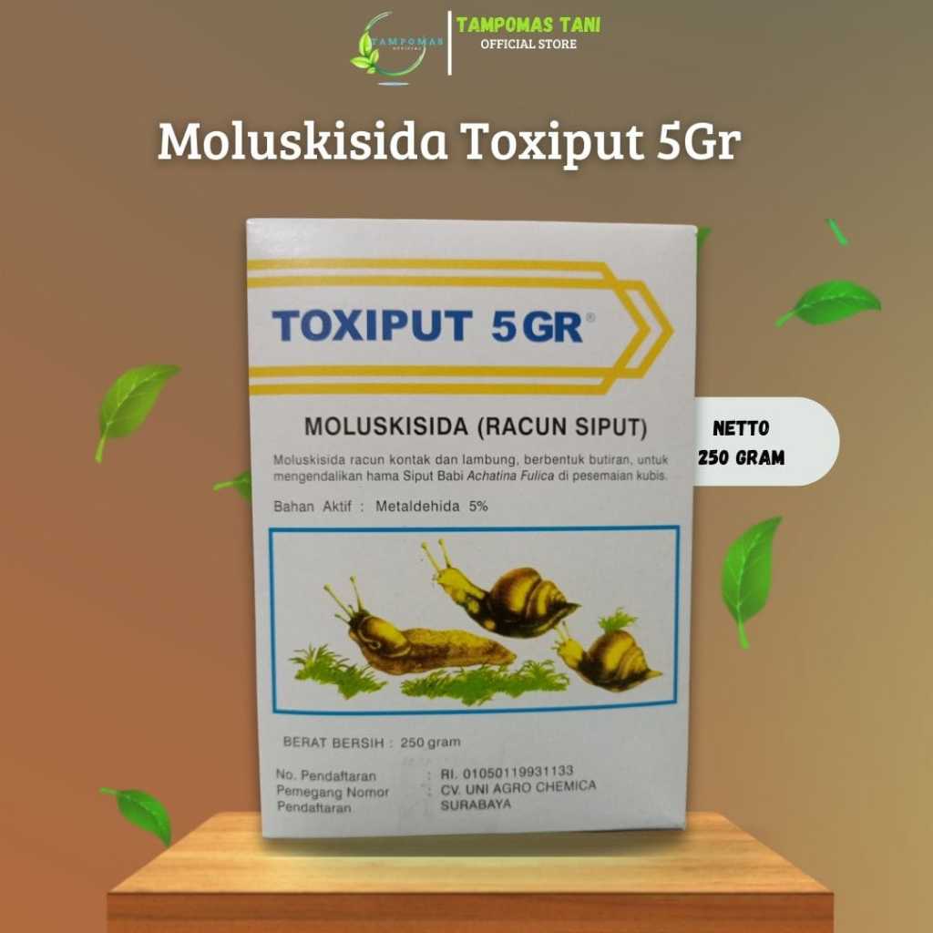 Moluskisida Toxiput 5GR isi bersih 250gram