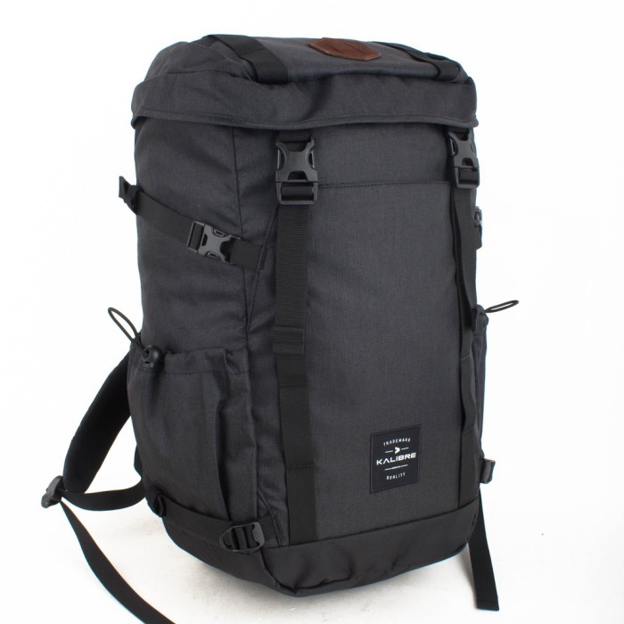 Tas Ransel Kalibre Wiley 01 Backpack 24L Black Shine 911519 000 Original Traveling Working