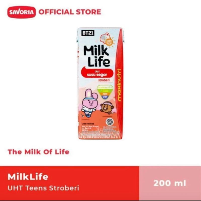 

Milk Life UHT Stroberi 200 ml