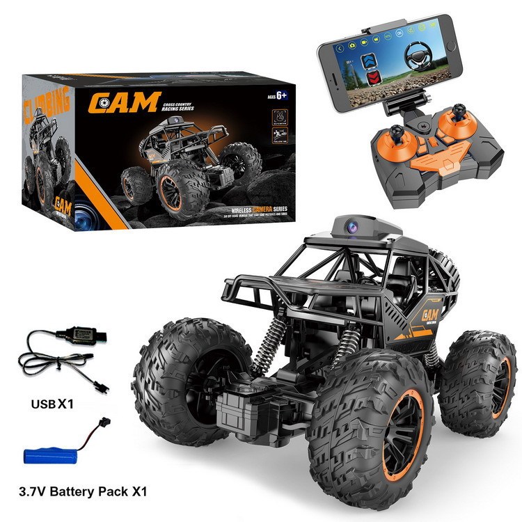 RC Remote Control Mobil kamera wifi mobil / mobil panjat tebing off-road yang cerdas