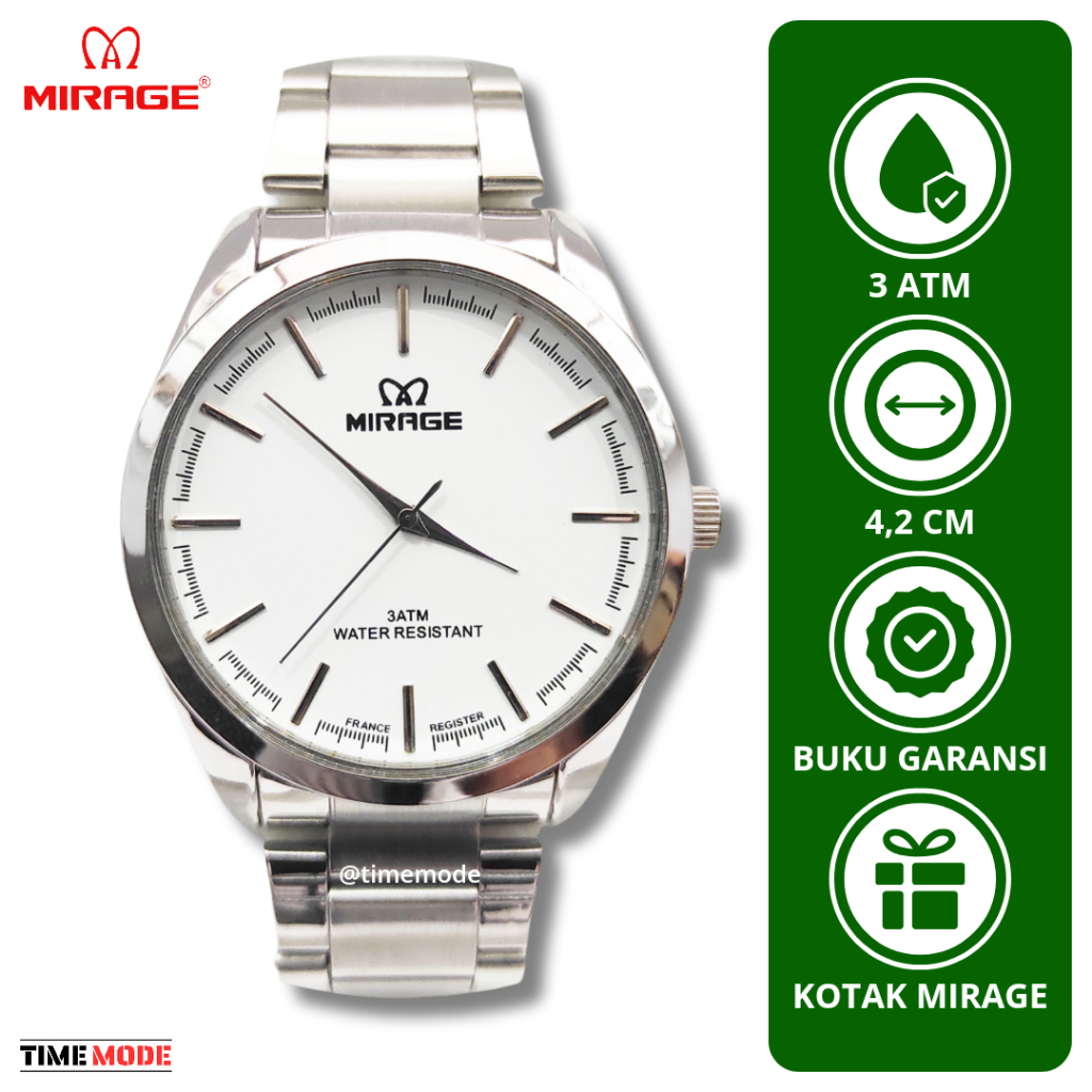 MIRAGE Jam Tangan Pria Mirage Original 8782 M Analog