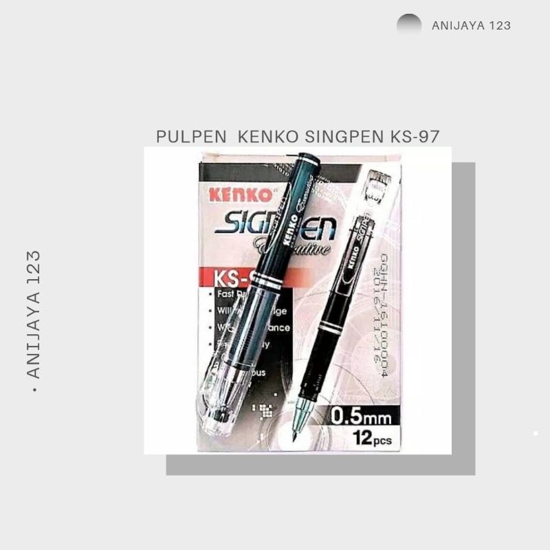 

PULPEN/PENA TULIS KENKO SINGPEN KS-97 1PACK ISI 12 PCS