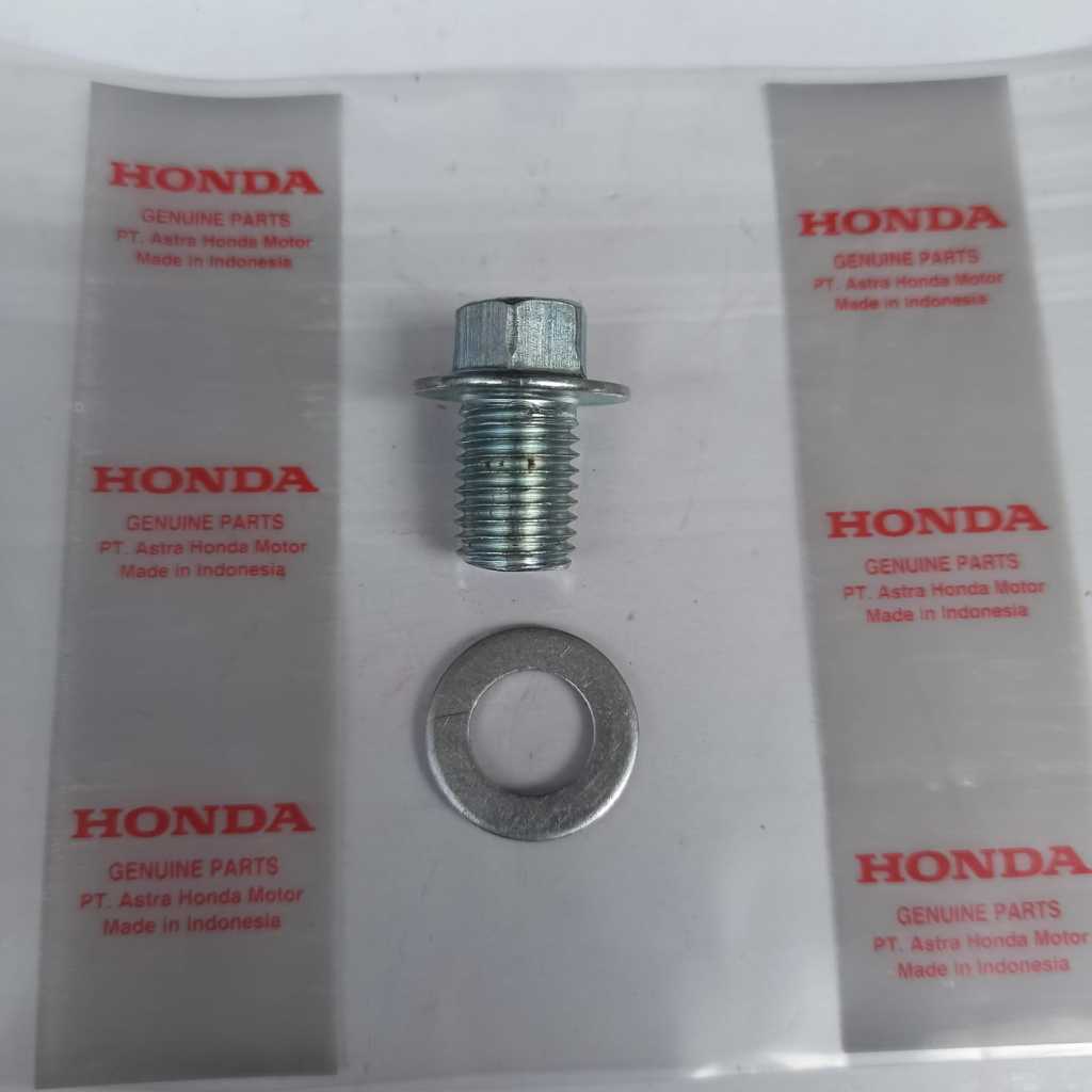 baut oli mesin honda beat/scoopy/vario 110cc