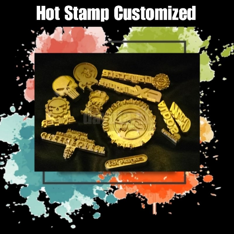 

Stamp embosse kuningan | stamp bakar | stamp custom