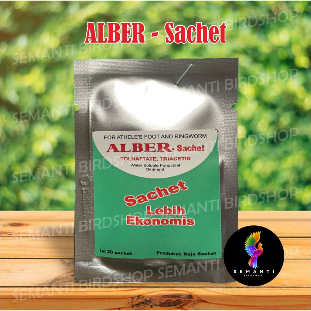ALBER-T ALBERT RUDI JAYA 1 SACHET SALEP OBAT AYAM BURUNG SAKIT KOREP KURAP KURAB BURAS MUKA PUTIH