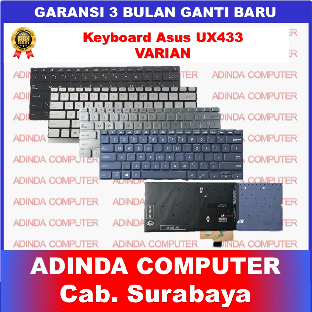 Keyboard Asus Zenbook 14 UX433 UX433FAW UX433FAC UX433f UX433fa UX433flc UX433FL UX433FQ UX433fn UX4