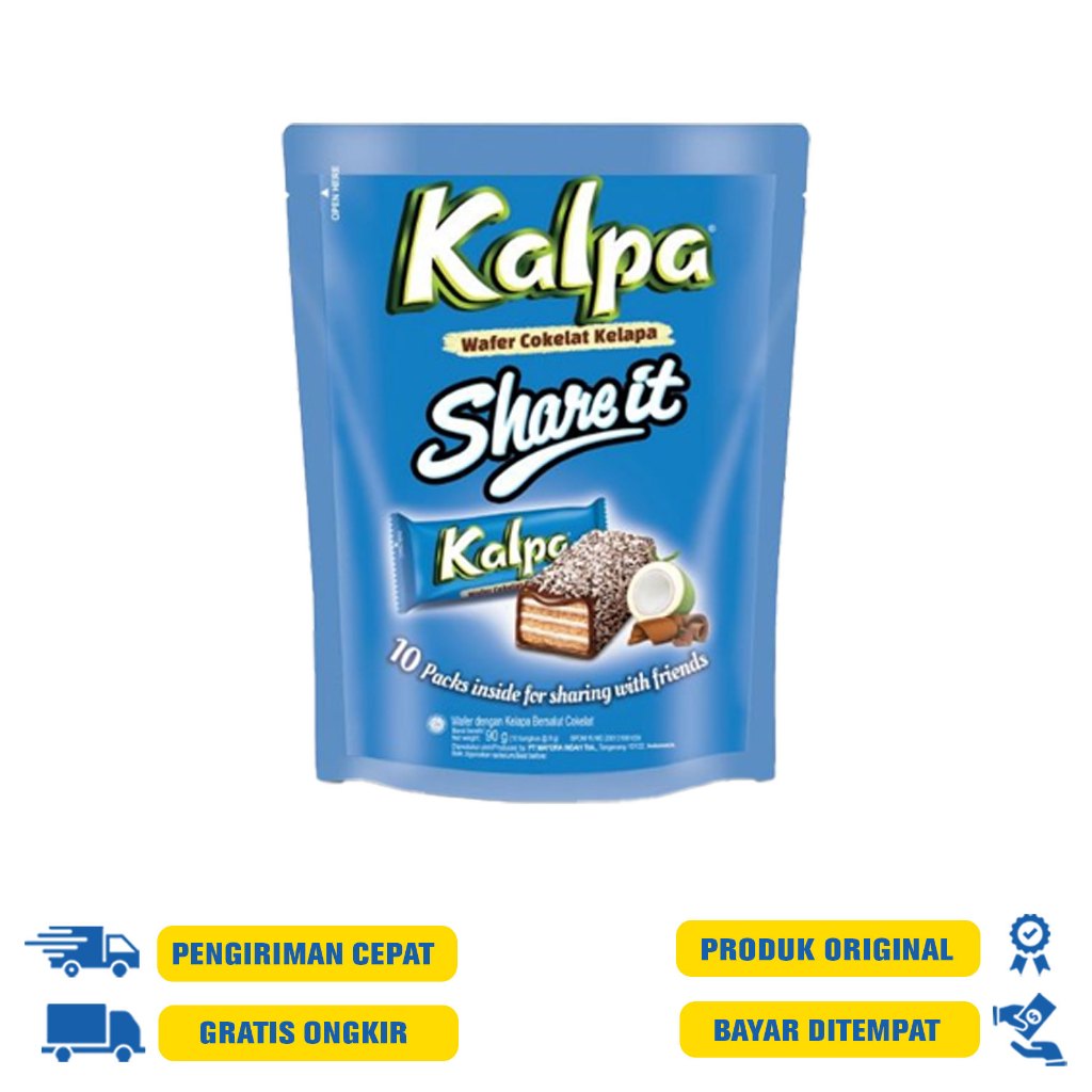 

Kalpa Share It 10x9Gr - Wafer Coklat Kelapa