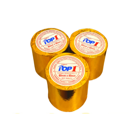 

THERMAL REGISTER ROLL POP 1 80X8 GOLD A