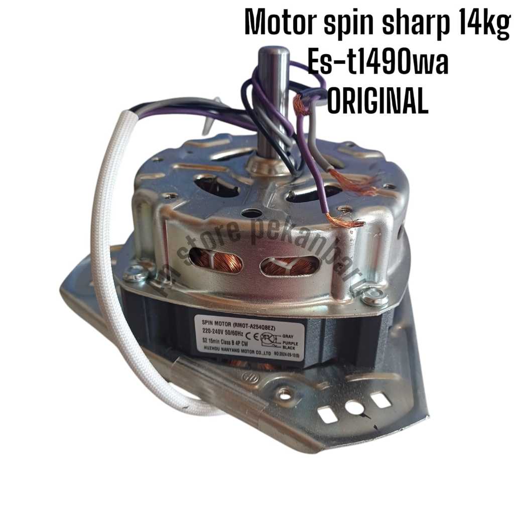 MOTOR SPIN SHARP 14KG RMOT-A254 DINAMO PENGERING SHARP 12KG-14KG SHARP ORIGINAL