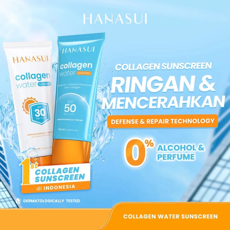 HANASUI Sunscreen HANASUI Collagen Water SUNSCREEN SPF50 / SPF30 - 30 ml
