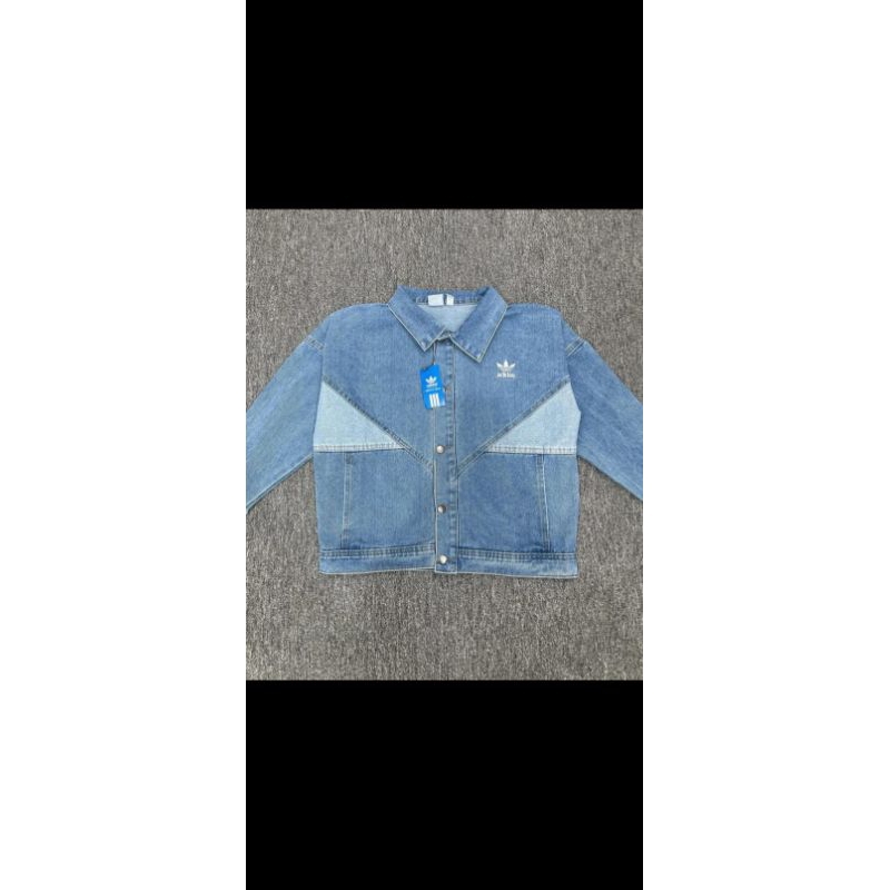 list denim jacket adicolor