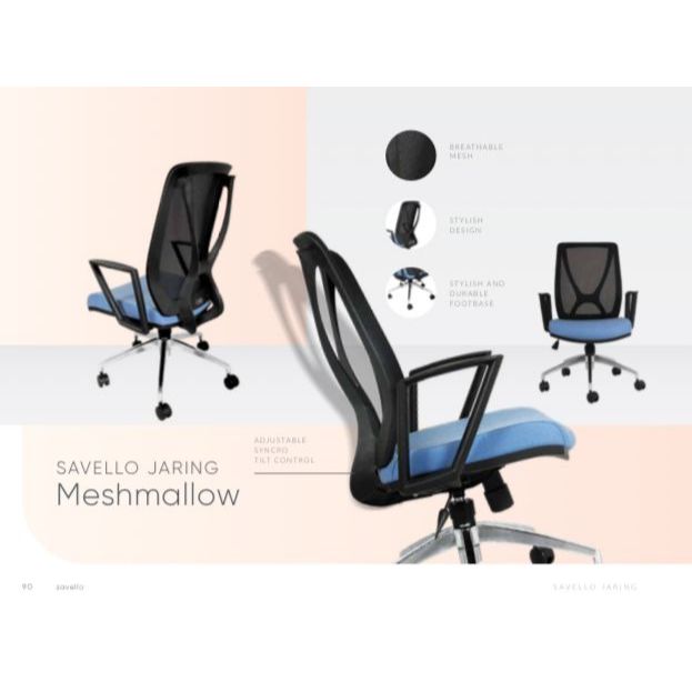 Kursi Kantor Savello Jaring Meshmallow HT0A HT1A HT0 HT1 HA H