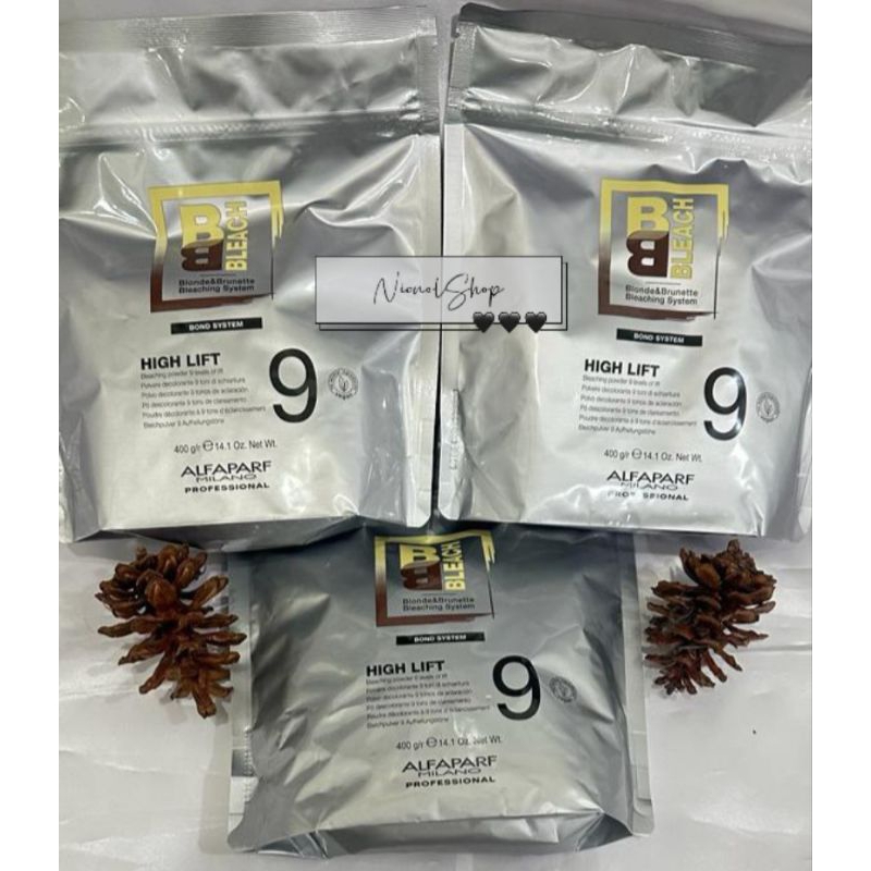 BLEACHING Rambut Level 9 ALFAPARF 400 Gram