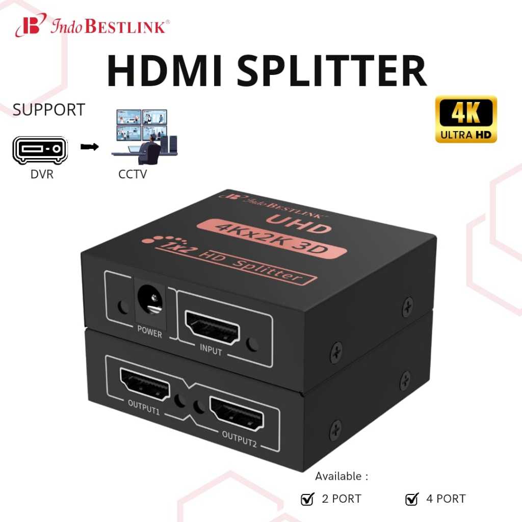 HDMI Spliter 2port / HDMI spliter / HDMI spliter 1 ke 2